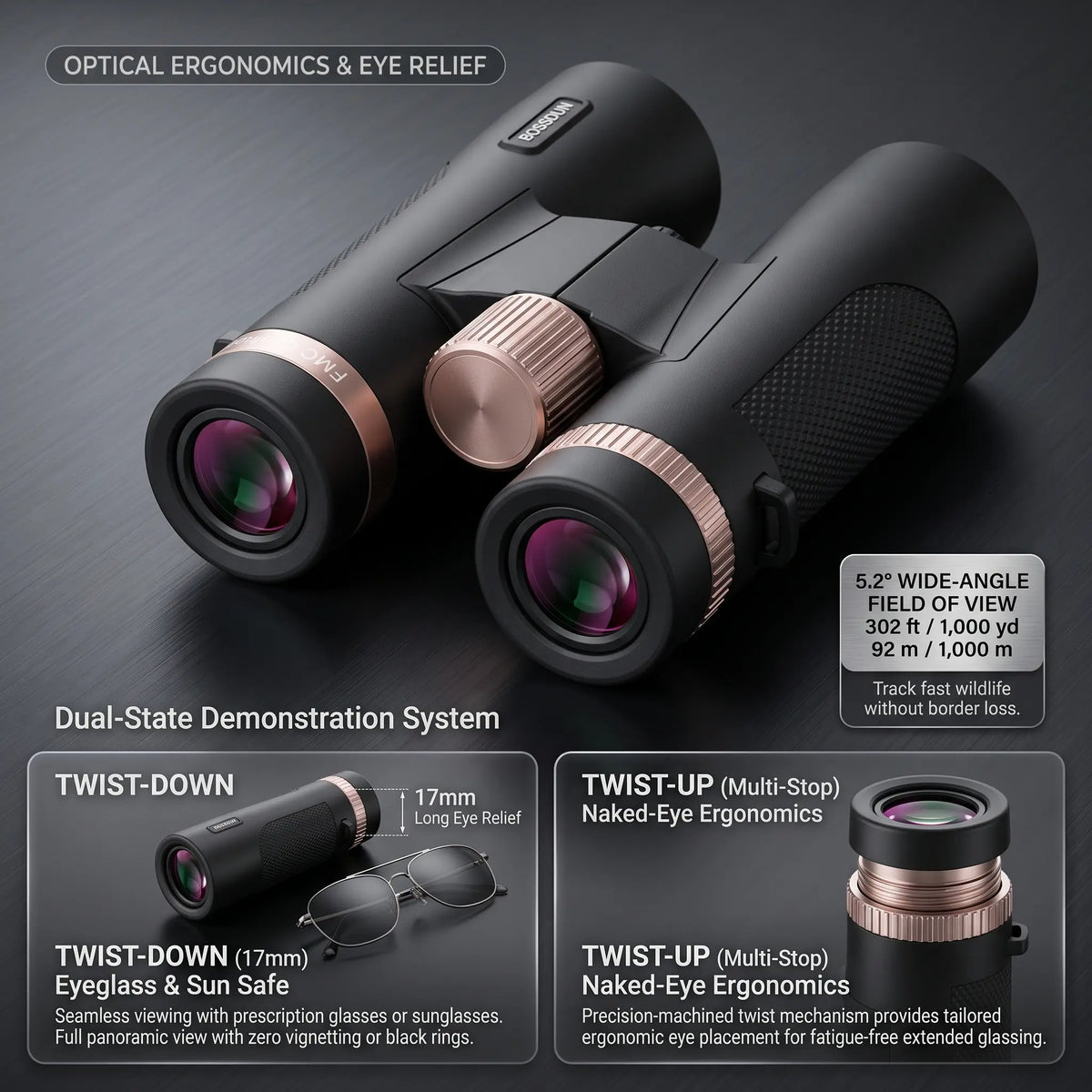 12x42 ED Waterproof Binoculars